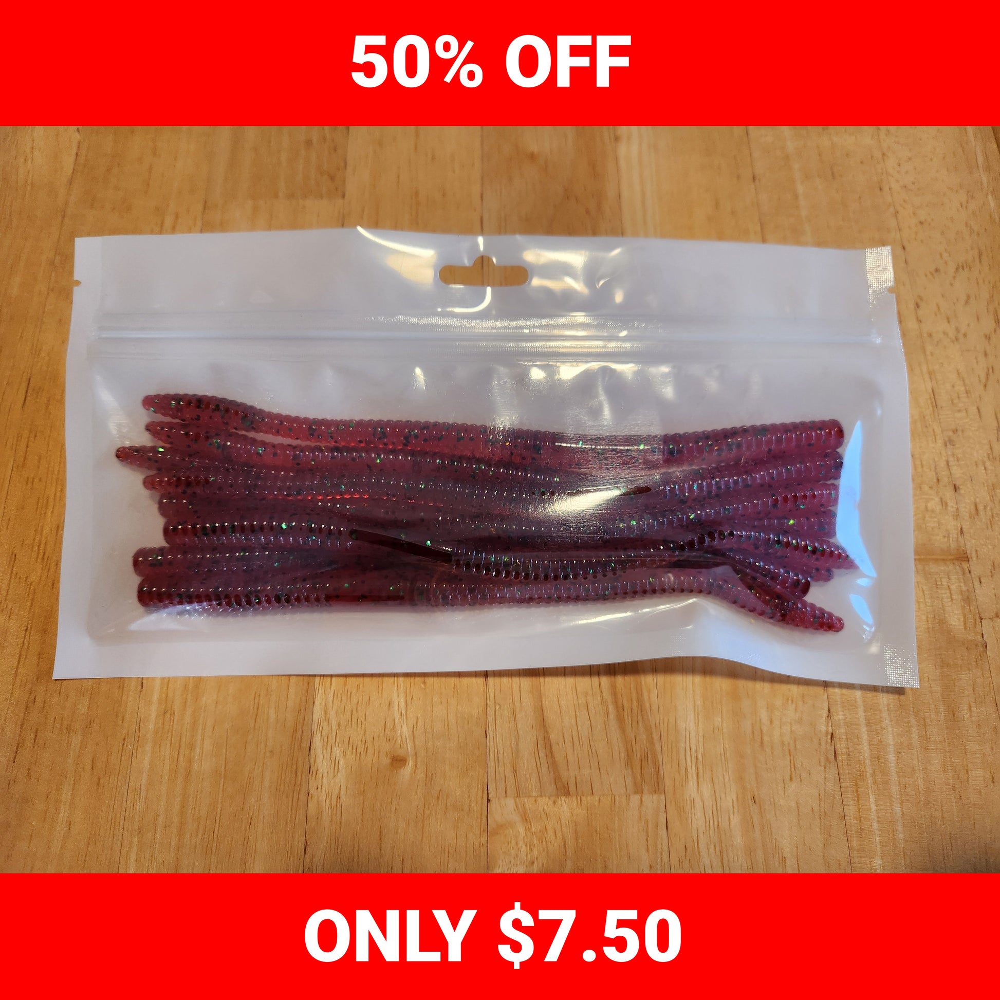 7.5" Neko Worms in a 8.5x3 Bag